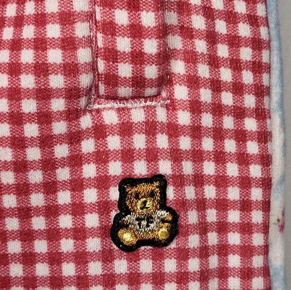 Teddy Fresh Women's Size S Multicolor Floral/Gingham Patchwork Pants Joggers - Picture 7 of 12